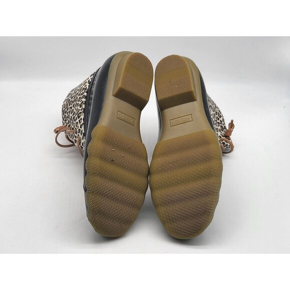 Sperry Top‎ Sider Leopard Print Waterproof Womens Duck Boots STK165468 Size 6M - Picture 7 of 9